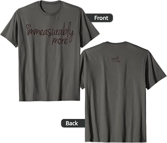 Ephesians 3:20 - Immeasurably More - Inspirational Christian T-Shirt