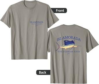JCombs: Islamorada, FL, Sailfish (2-Sided) T-Shirt