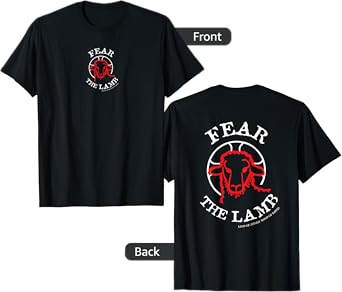FirefromHeaven Fear the LAMB OF GOD KING Jesus Christ Christian Revelation T-Shirt