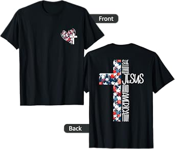 she loves jesus and america too T-Shirt