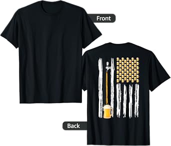 Craft Beer Brewery Cool USA American Flag Reunion Party T-Shirt