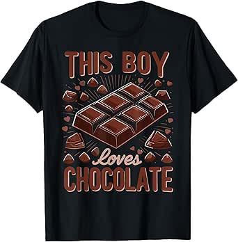 This Boy Loves Chocolate T-Shirt