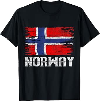Norwegian Flag Norway T-Shirt