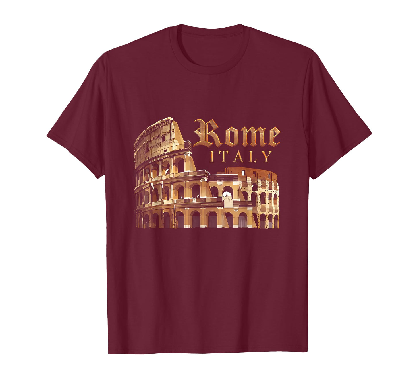 Retro Vintage Roma Italia Colosseum Souvenirs Rome Italy T-Shirt