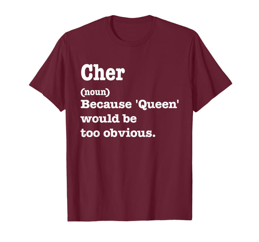 CHER Sarcasm Queen Tee - Custom CHER Women's T-Shirt