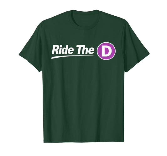 Metro Ride The D T-Shirt - T-Shirt | Forest