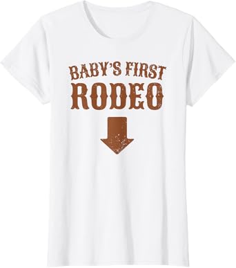 Pregnancy Rodeo Outfit Funny Mom To Be Pregnancy Cowgirl T-Shirt