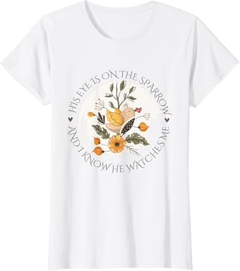 His Eye is on the Sparrow Boho T-Shirt