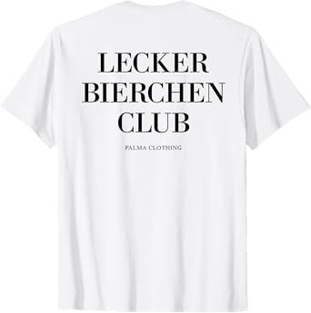 Tasty Beer Club Palma Clothing Beer Malle Mallorca Back T-Shirt