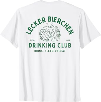 Delicious Beer Drinking Club | Malle Daydrinking Backprint T-Shirt