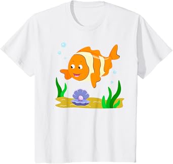 Cute clown fish baby boy girl toddler T-Shirt