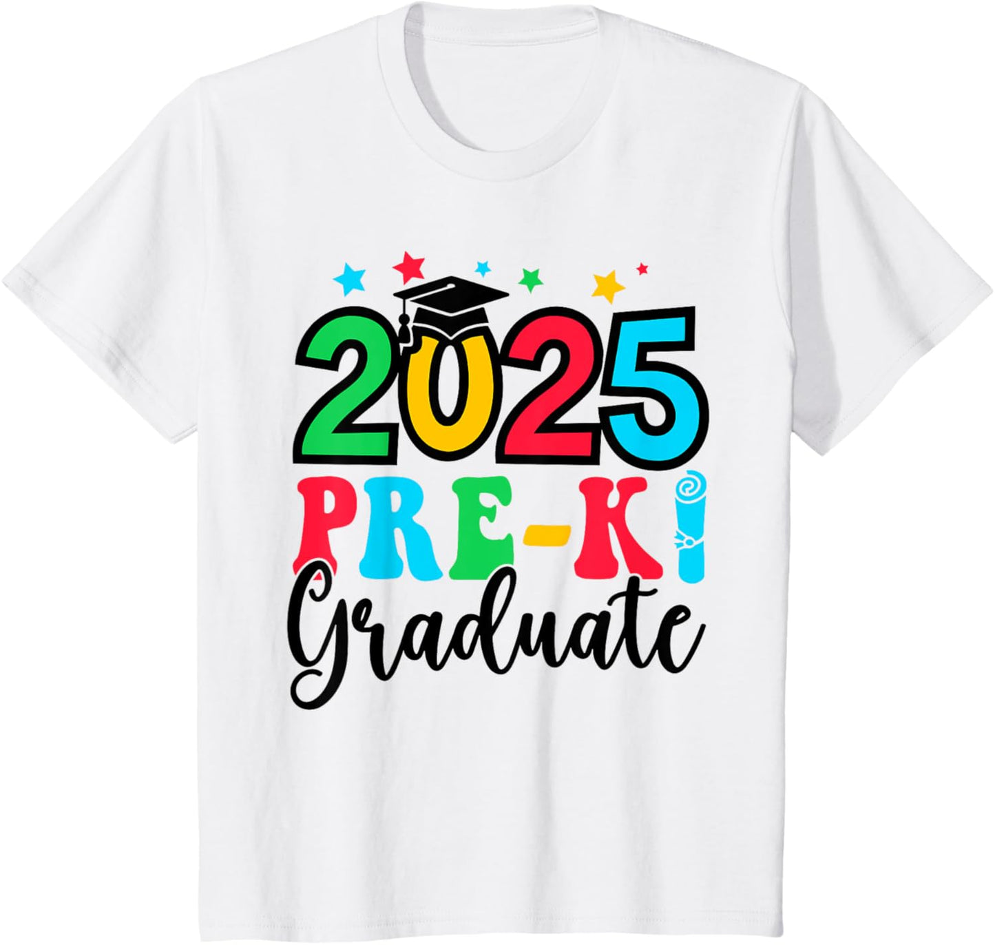 Kids Pre-K graduate 2025 Preschool graduation class of 2025 Kids T-Shirt