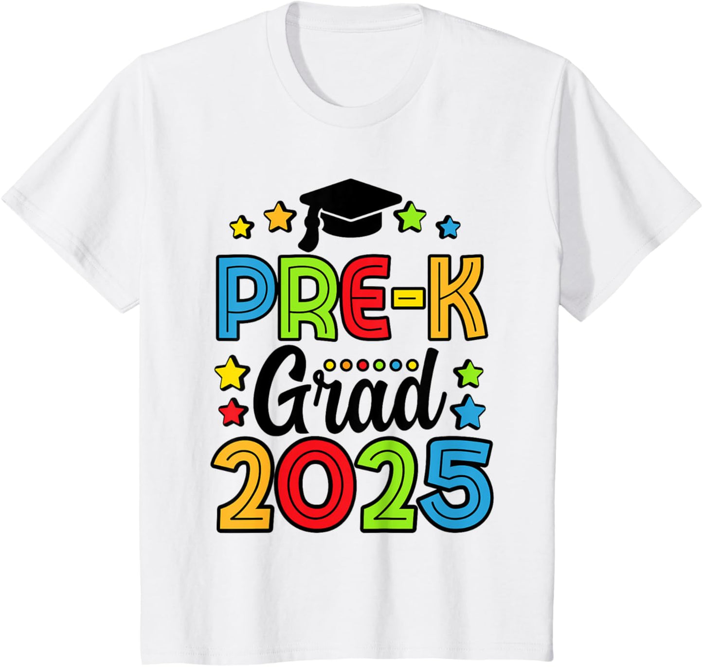 Kids Pre-K Grad 2025 Preschool Prek Graduation T-Shirt