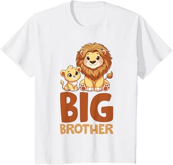 Kids Big Brother 2025 Lion Big Bro T-Shirt