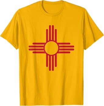 New Mexico Flag Zia Sun Symbol T-Shirt