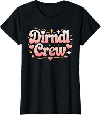 Friend Group Matching Womens Dirndl Crew Oktoberfest T-Shirt