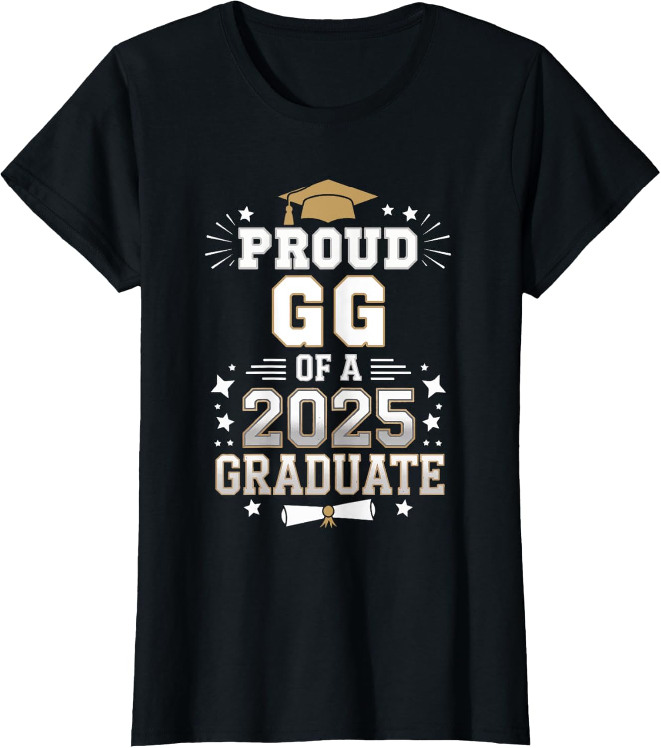 Proud GG Of A Class Of 2025 Graduate Senior Graduation T-Shirt