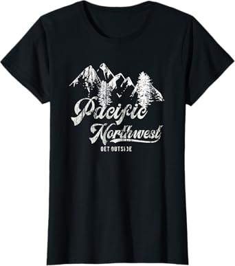 Pacific Northwest Cascadia Get Outside Shirt PNW T-Shirt
