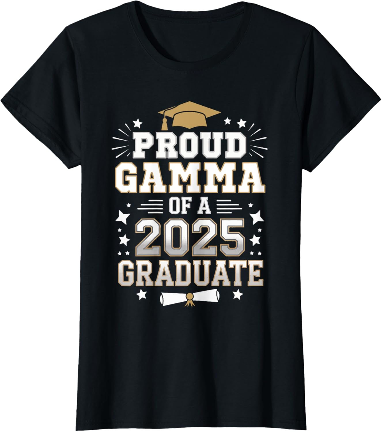 Proud Gamma Of A Class Of 2025 Graduate Senior Graduation T-Shirt