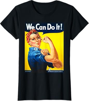 Rosie The Riveter - We Can Do It! - Women's Feminist T-Shirt T-Shirt