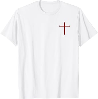 Knights Templar Oath - Christian Cross T-Shirt