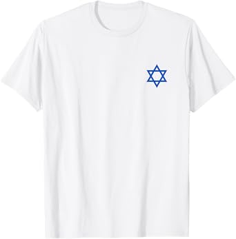 Israel flag, star of David, Judaism, support, solidarity T-Shirt