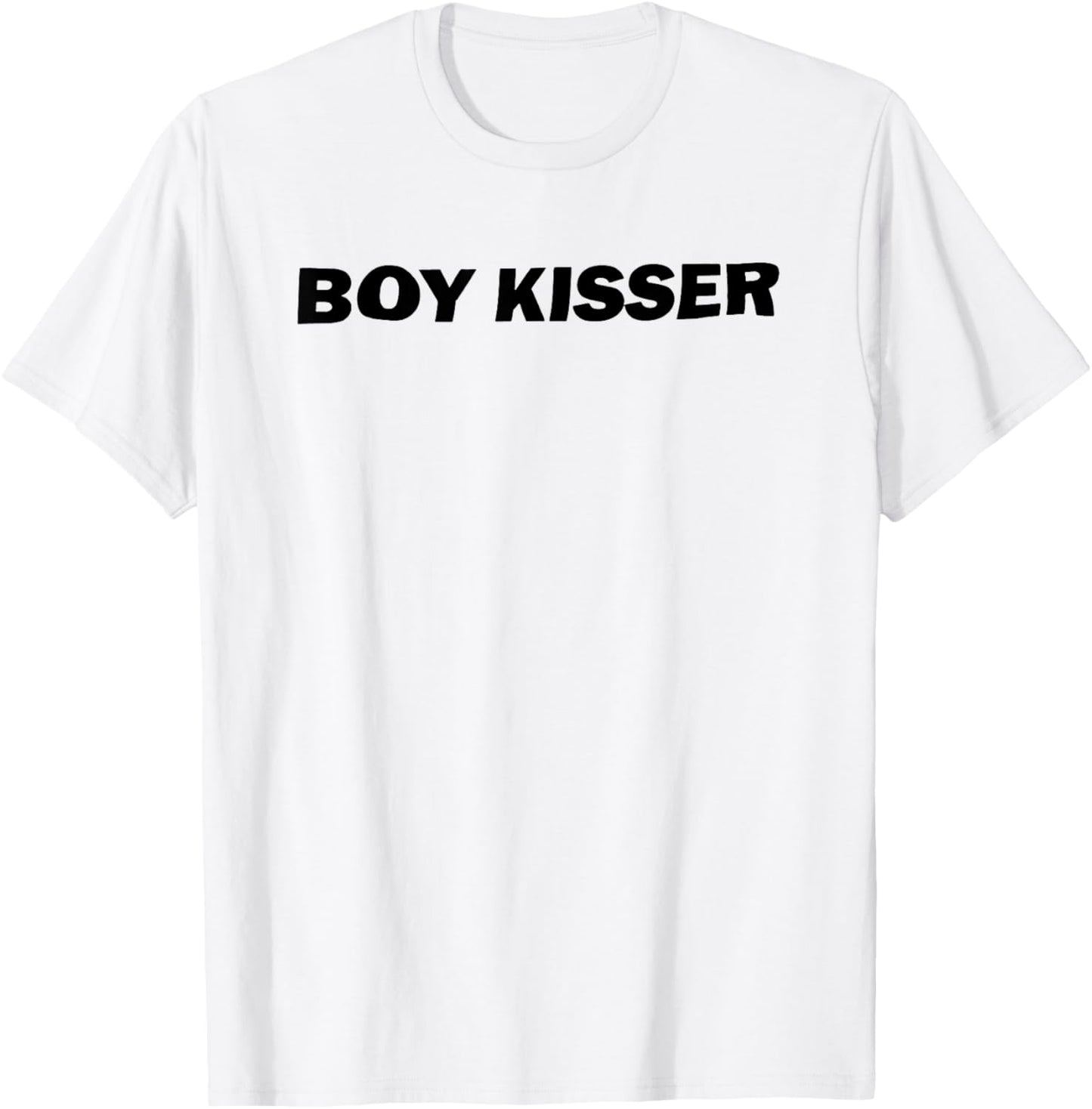 Boy Kisser Gay Friend Funny Gag LGBTQ Pride Month T-Shirt