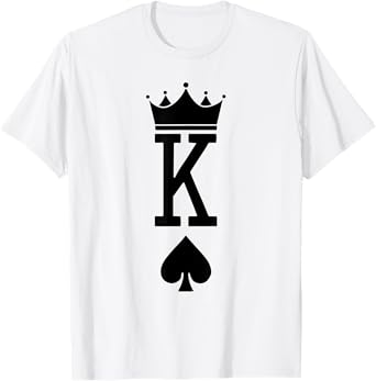 Mens King Spades Card Game Lover Dice Games Lover Card Symbols T-Shirt