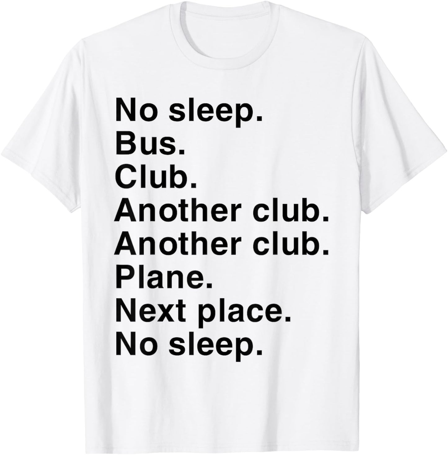 No Sleep Bus Club Vintage Funny For Men Women T-shirt by TeeBrew