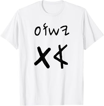 Yeshua Aleph Tav Jesus First Last in Paleo Hebrew (black) T-Shirt