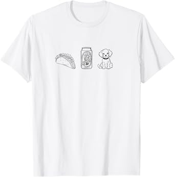 Tacos, Beer, Dog/Pet - Things I Love. Puppy T-Shirt