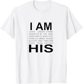 Iโm His Christian Faith Christian Jesus God Lover Religious T-Shirt