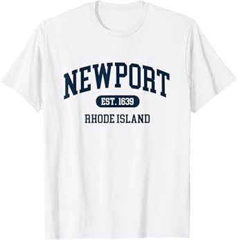 Vintage Newport Rhode Island Established 1639 retro souvenir T-Shirt