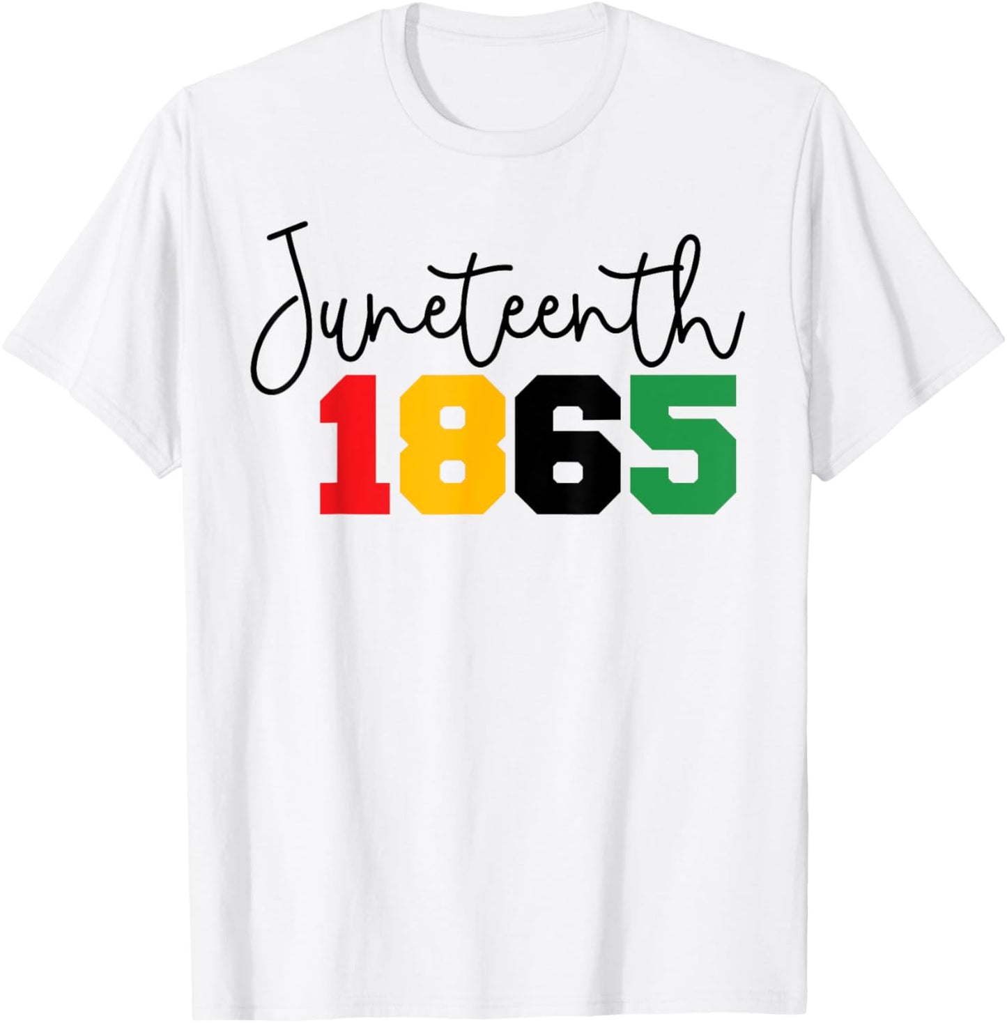 1865 Juneteenth Celebrate African American Freedom Day T-Shirt
