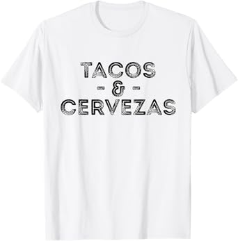Tacos & Cervezas Vintage Novelty T-Shirt