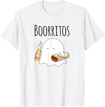 Halloween Shirt Men Kids Women Funny Mexican Burrito T-Shirt