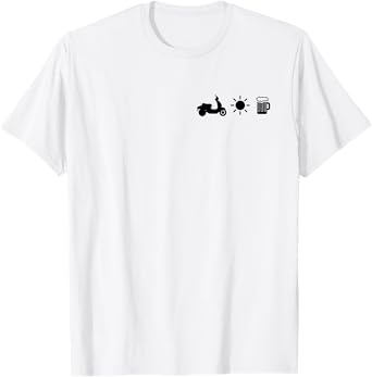 Sun Beer Scooter Riding Shirt Scooter T-Shirt