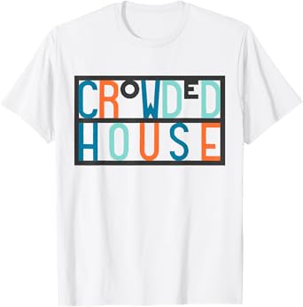 Crowded House โ Logo On White T-Shirt