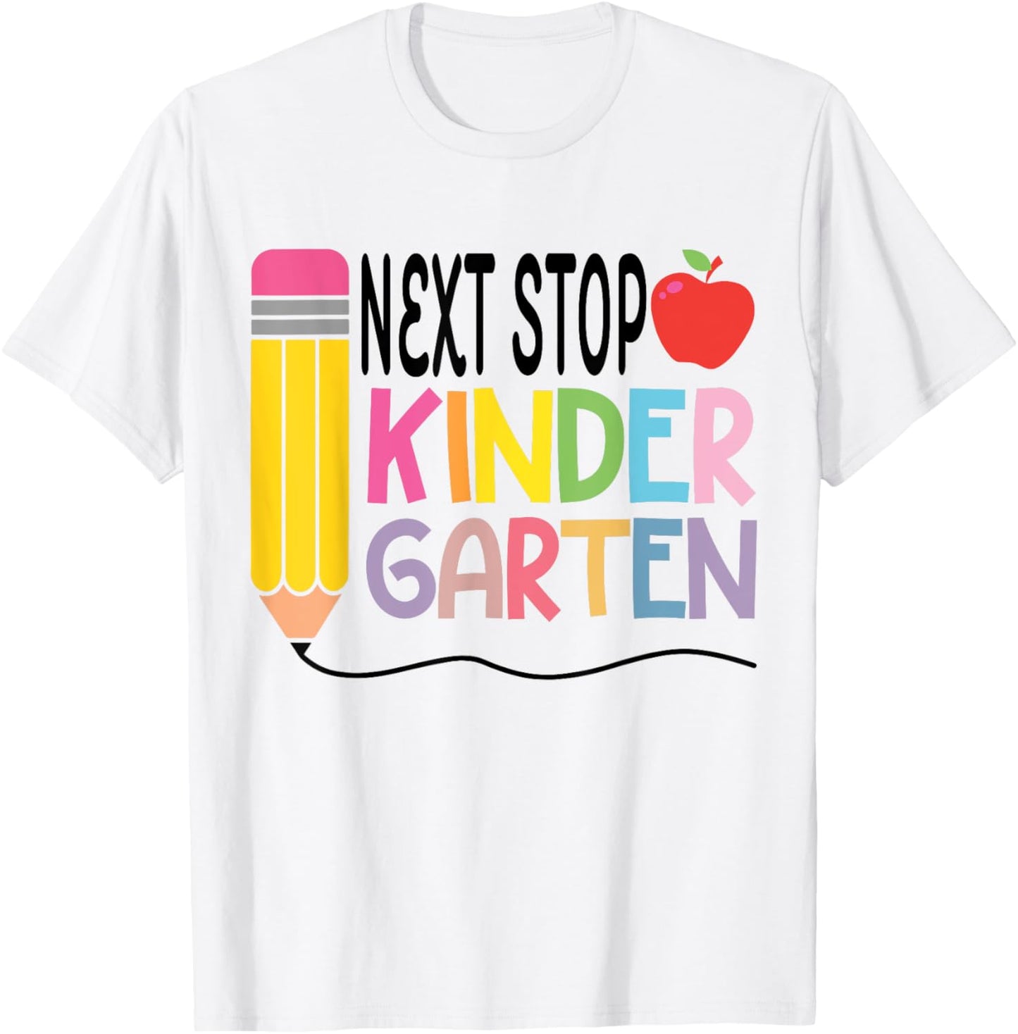 Next Stop Kindergarten Preschool Graduation 2025 Boy Girl T-Shirt