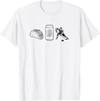 Tacos, Beer, Hockey - Things I Love. T-Shirt