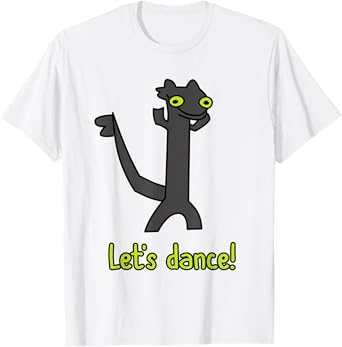 Funny Cartoon Kids Dragon Dance Meme Let's Dance T-Shirt