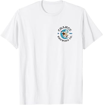 Chance Brewing Co Hawaiian Beer T-Shirt with Logo on Back T-Shirt