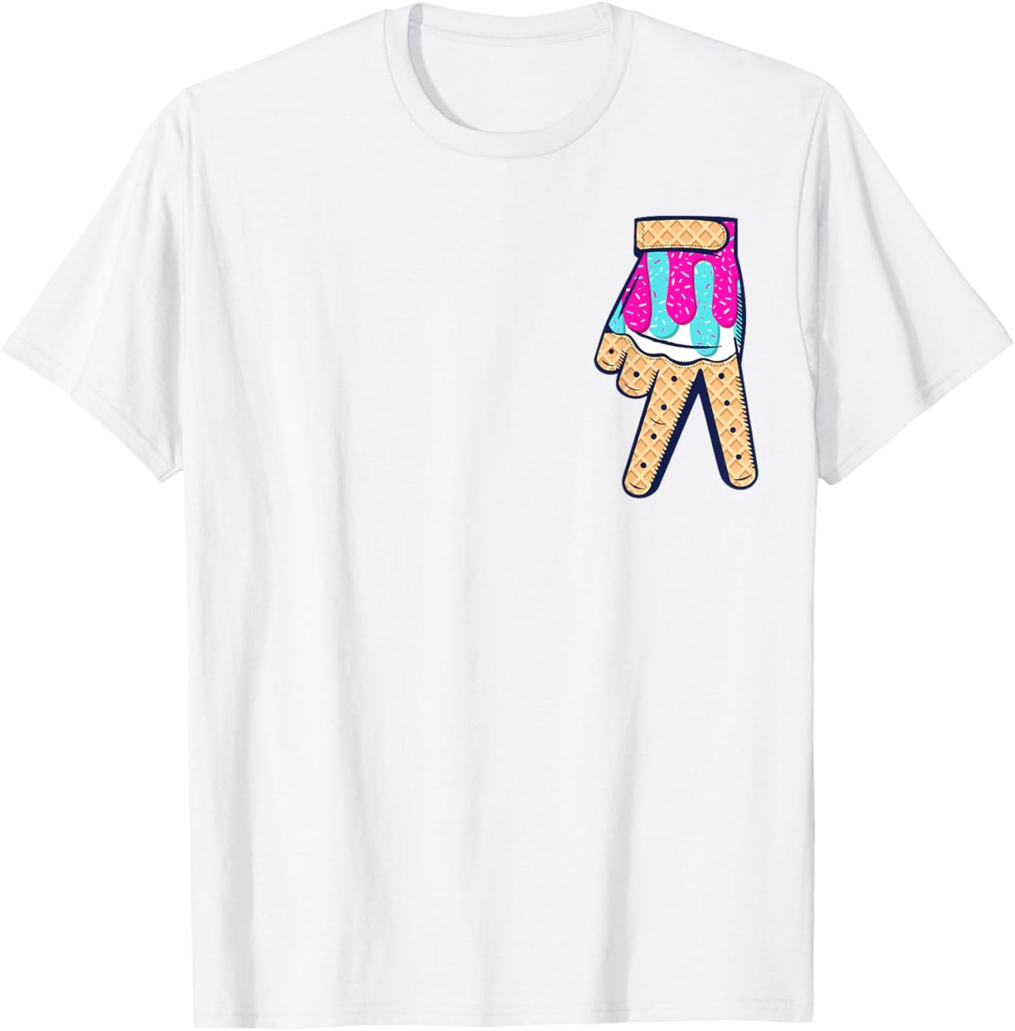 Baseball Home Plate Glove Respect Ice Cream Drip Boys Tee by TeeBrew