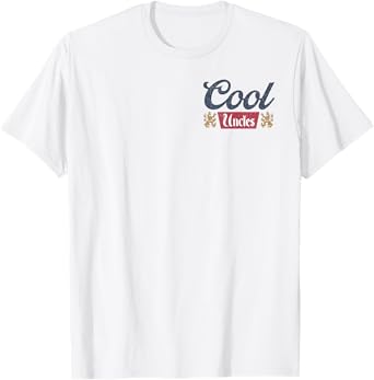 Cool Uncles Club Best Uncle Ever Funny Pocket Fathers Day T-Shirt