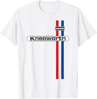 Oasis โ Knebworth In White T-Shirt