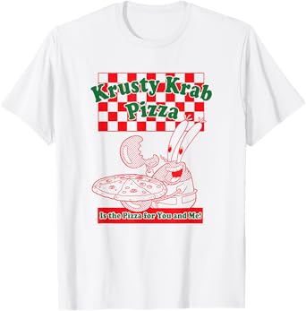 SpongeBob SquarePants Krusty Krab Pizza For You And Me! T-Shirt