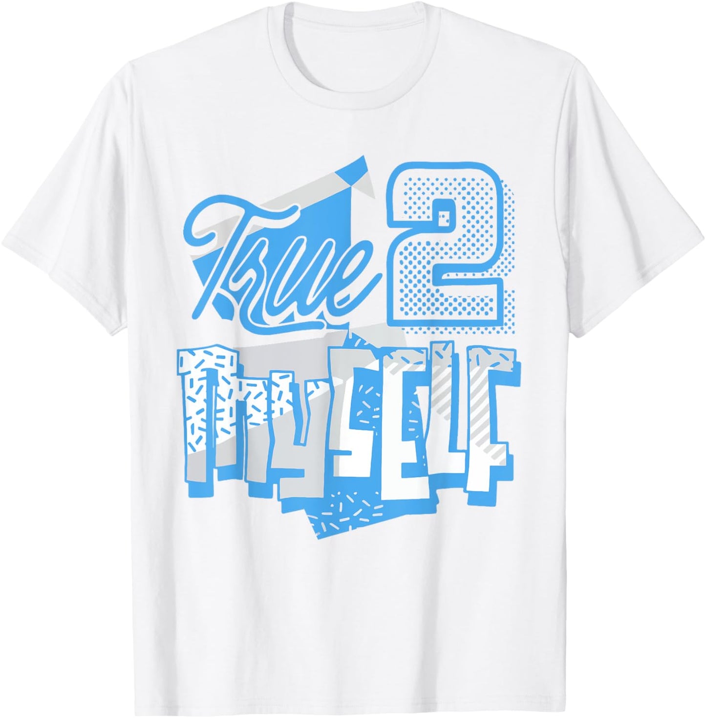 Stay True 12 Melo White Blue Color Match Tee T-Shirt