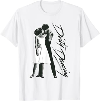 Dirty Dancing Black and White Photo and Logo Vintage Movie T-Shirt