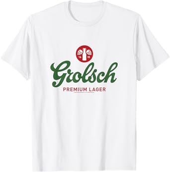 Coors Brewing Company Grolsch Premium Beer Since 1615 Logo T-Shirt