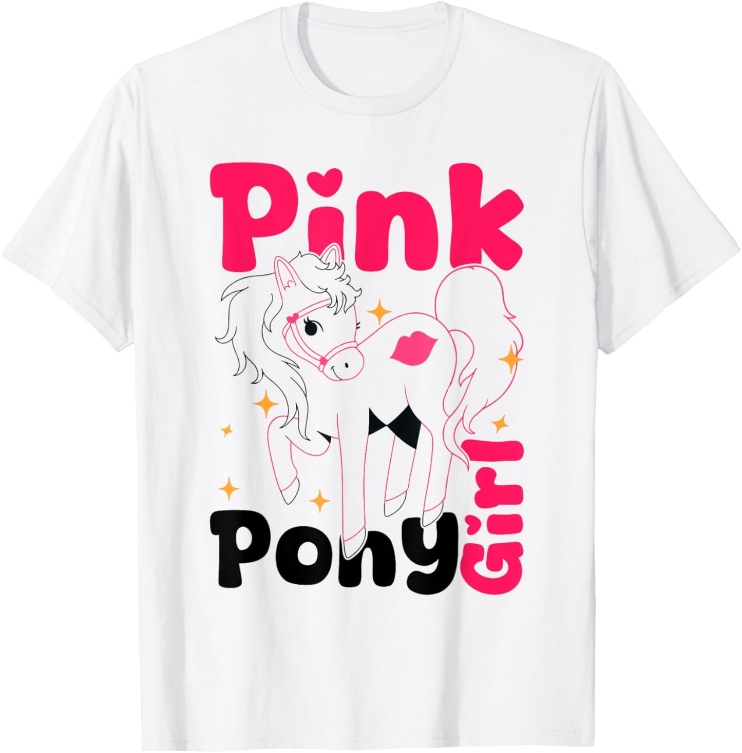 Pink Pony Girl T-Shirt
